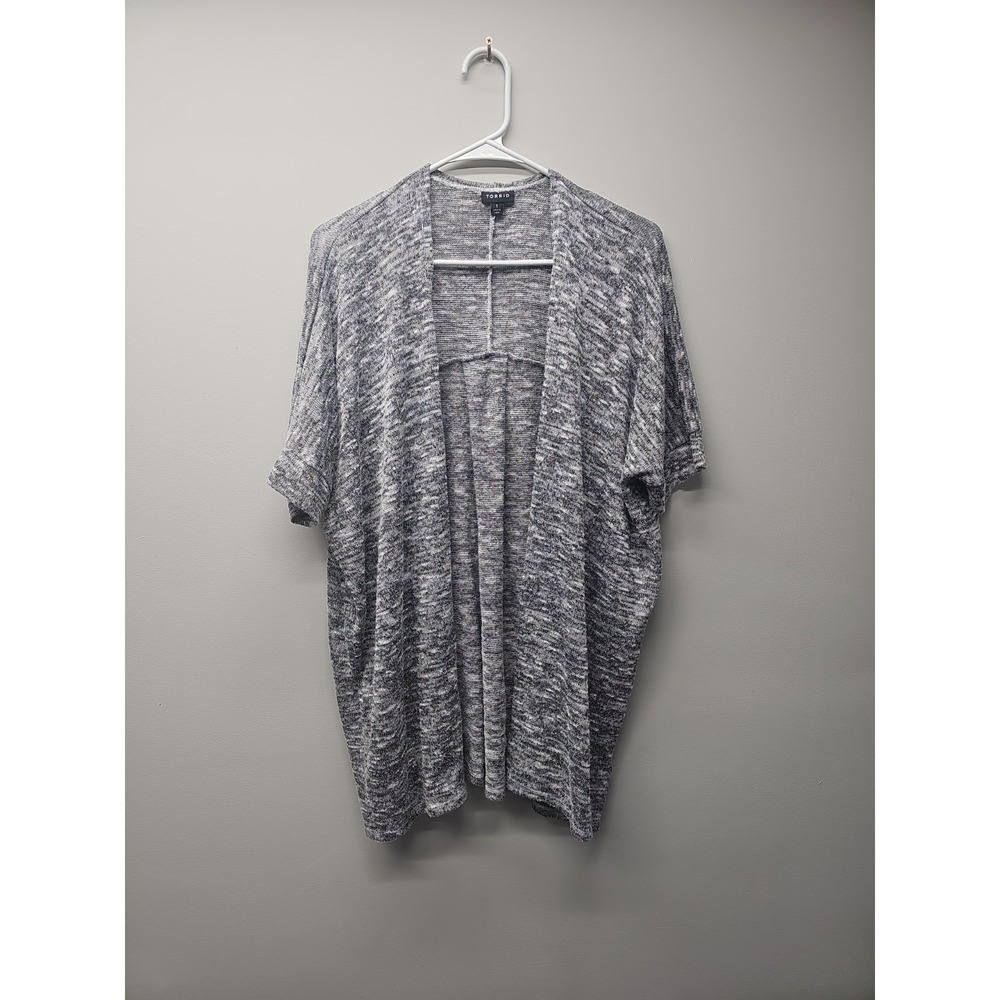 Torrid "Womens Size 1" Open Knit Cardigan Grey